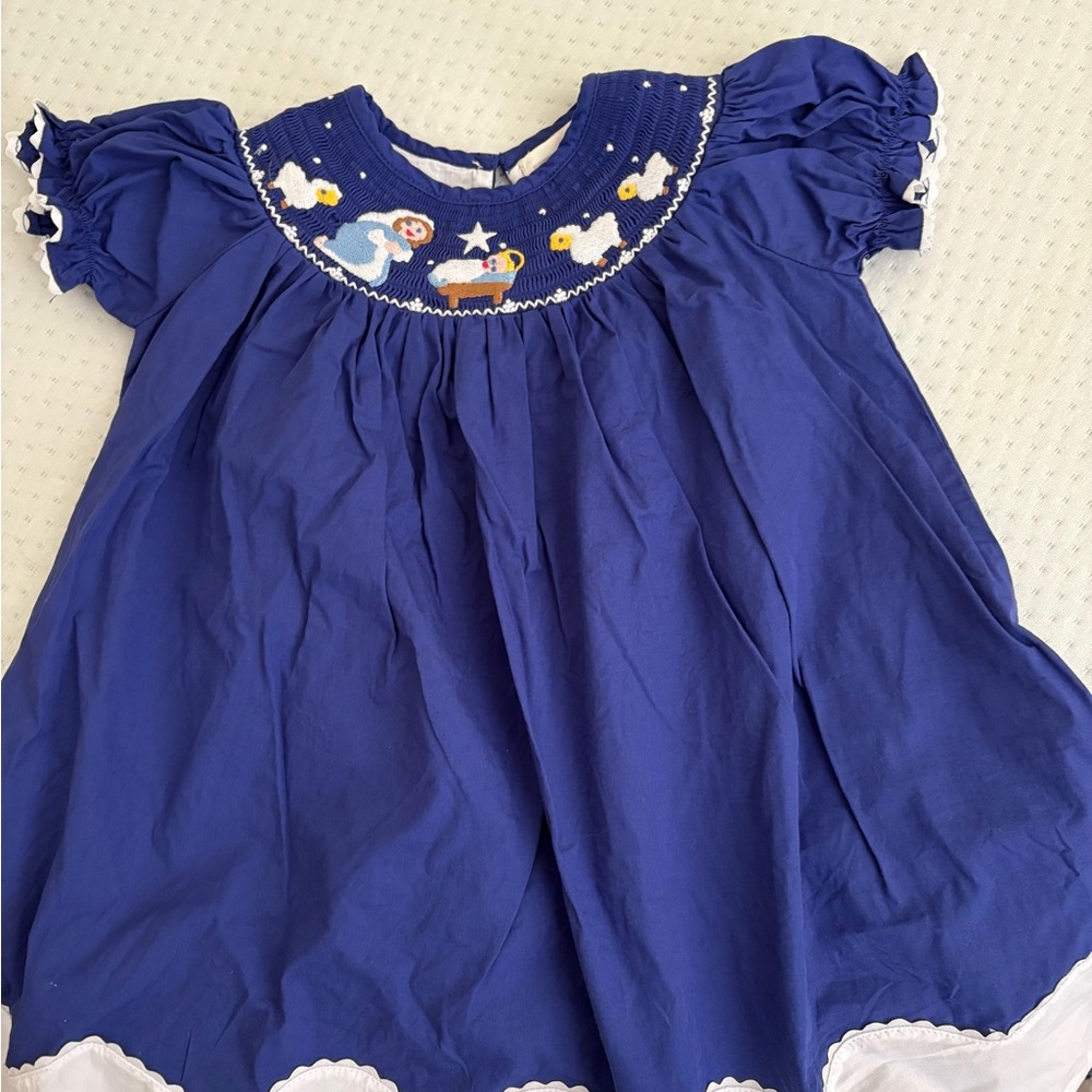 Blue Kids Casual Dress